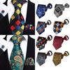 Striped Design Lazy Ties Rubber Fastener Easy Neck Tie Fashion Zipper Necktie Suits Matching
