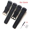 16 мм силиконовый ремешок для Casio DW-9000/9003/9004 DW-9050/9051/9052 Ремешок Резиновый Водонепроницаемый Браслет Спортивный Наручный Аксессуары
