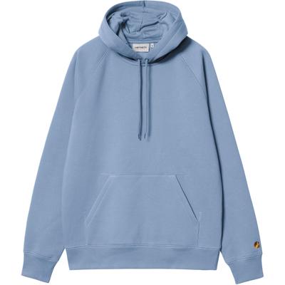 Carhartt WIP Толстовка с капюшоном Chase с вышивкой логотипа однотонная Унисекс Толстовка Небесно-голубая I033661-29X-XX