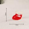 Творческая мода Рождественский снеговик Санта Миниатюрные фигурки Милые мультяшные микроукрашения Украшения для дома своими руками Аксессуары Подарки