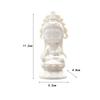 Mini Buddhism Figurine Statue Car Decoration Decorative Lifelike Resin Miniature Crafts Dolls Meditating Statue for Bedroom