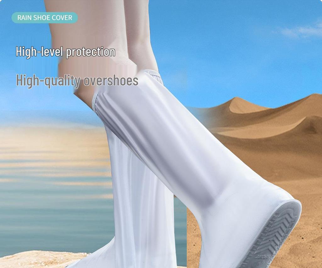 Взрослые водонепроницаемые нескользящие износостойкие многоразовые бахилы