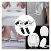 Quick Release Toilet Seat Fixings Durable Universal Toilet Seat Top Fitting for Toilet Blind Holes Easy Installation