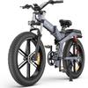 Electric Bike ENGWE 26" 1200W Peak Motor Full Suspension Ebike 48V 29.2AH Max Range 150Km Load 150Kg X26