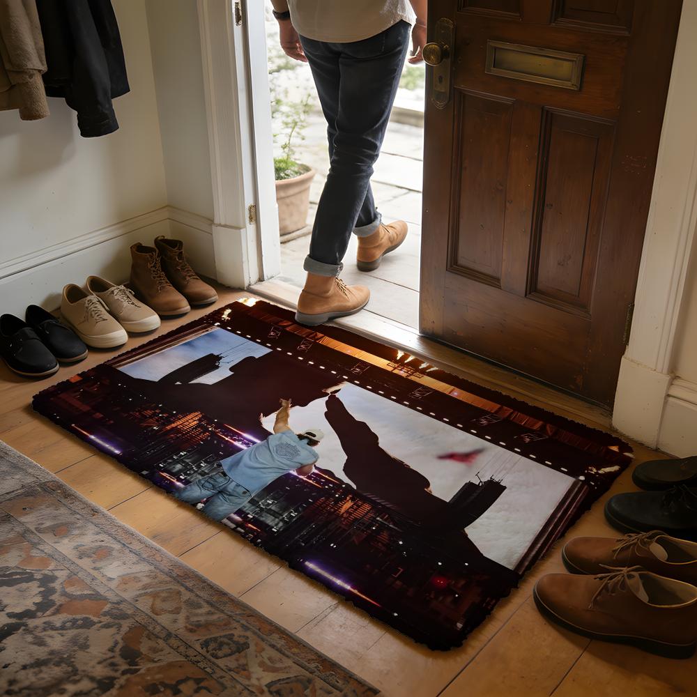 Hot MMorgan Wallen Floor Mat Soft Flannel Absorbent Mat Non-Slip Rug Home Bedroom Bathroom