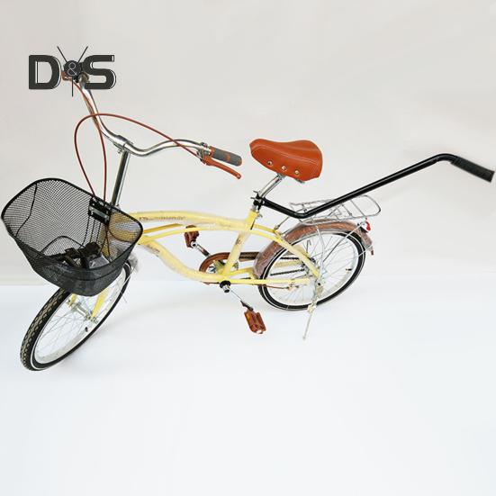 Children Bike Safety Trainer Handle Non-slip Heavy Duty Metal Kids Cycling Learning Bike Balance Push Bar Bike Riding Auxiliary Accessories