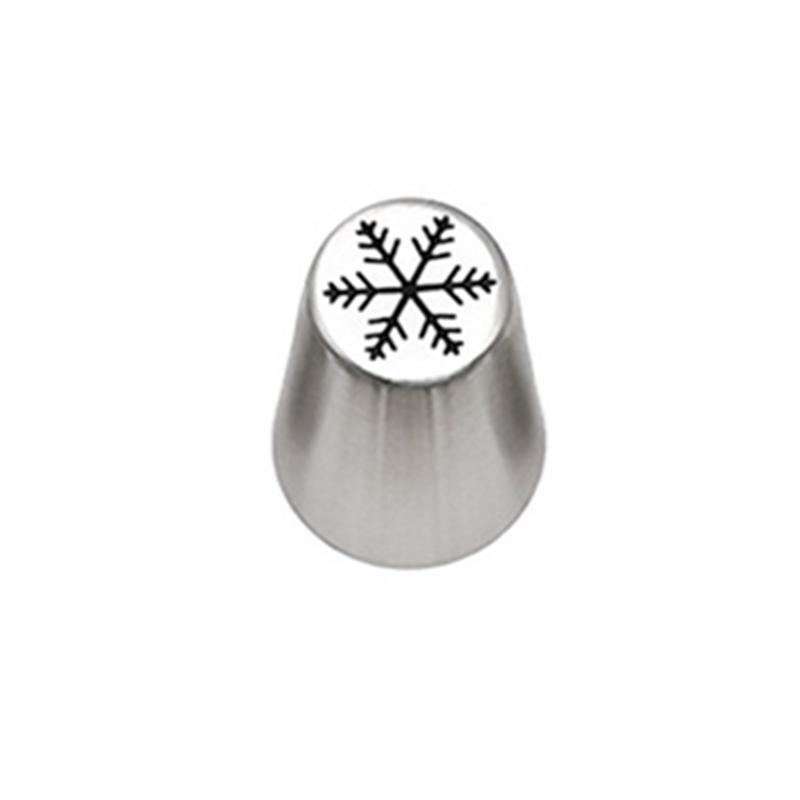 1Pc Christmas Cream Cake Icing Piping Nozzles Set Kitchen Tree Snowflake Cupcake Decorating Flower Mouth Pastry Baking Tools