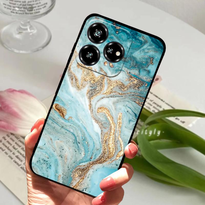 For ZTE Nubia V60 Case Fashion Soft Silicone TPU Phone Protective Cover For ZTE Axon 60 Fundas Blade V60 Shockproof Bumper Cases