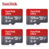 SanDisk TF Card 64GB 32GB Memory Card 128GB Ultra Micro Sd 256GB 512GB Class 10 Microsd SD Card 120MB/S UHS-I A1 for Phone/PC Tablet