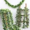 Simulation Rattan Ceiling Decorative Leaves Plastic Fake Flowers Dill Leaves Decorative Scene Layout Home Artificial Plants