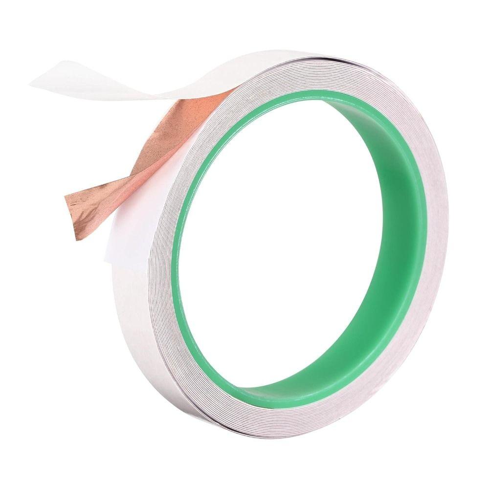 Клейкая токопроводящая лента 5 м медная фольга лента для гитары, экранирование электромагнитных помех ремесла электроремонт