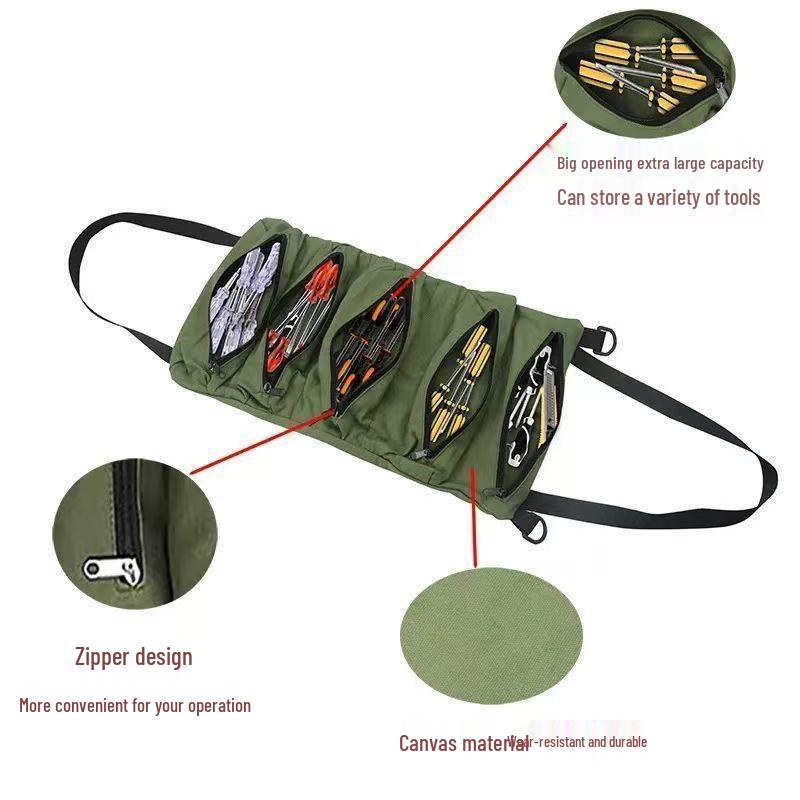 Durable Multifunctional Electrician's Tool Storage Canvas Bag