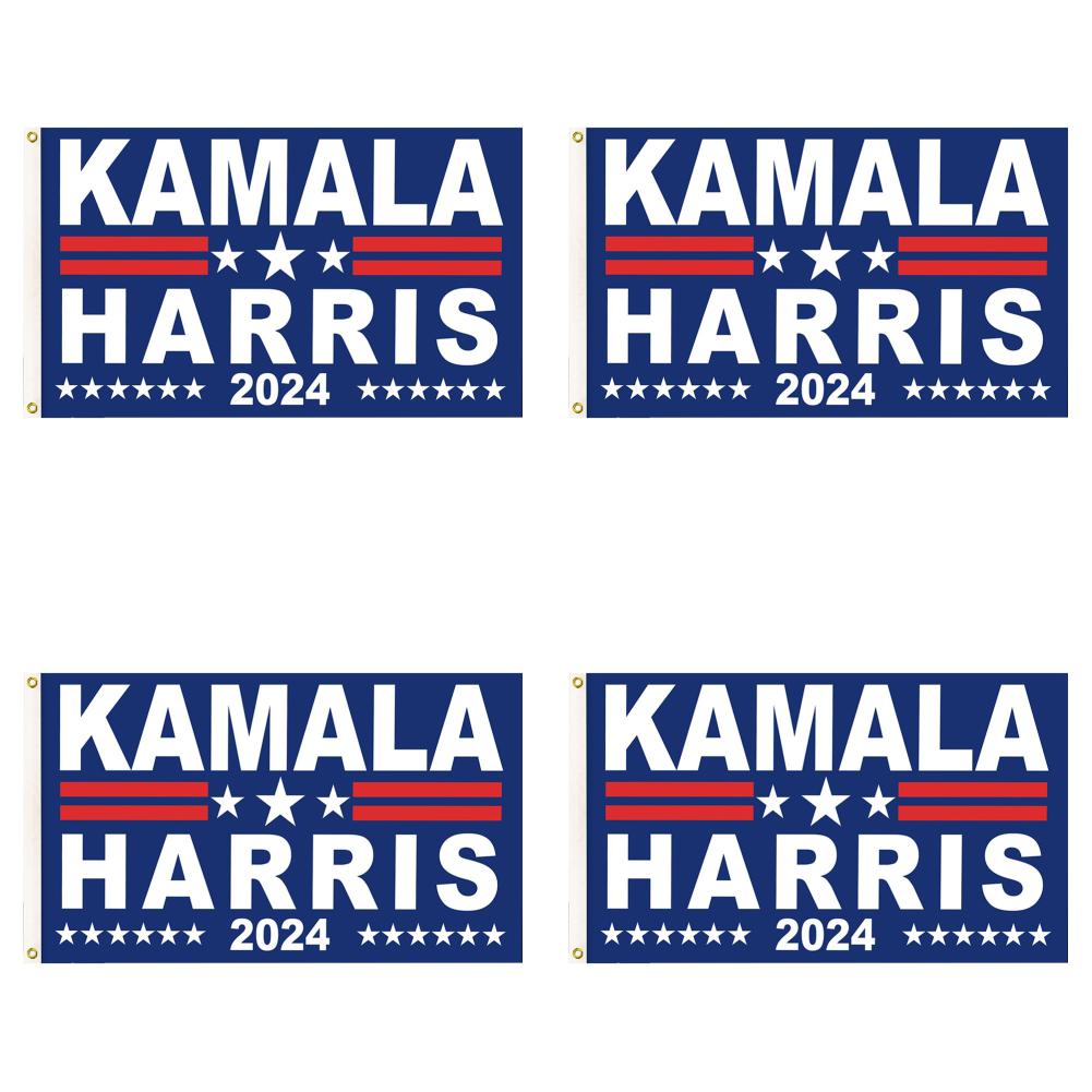 Флаг Камалы Харрис 2024 3x5 футов Флаг Камалы Харрис для президентских выборов 2024 года(D)