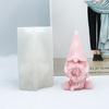 Силиконовая форма в форме гнома для свечей своими руками, ароматерапия, рождественский орнамент, инструмент многоразового использования