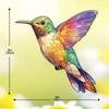 Красочное украшение на окно в виде колибри: Уличная акриловая подвесная декорация