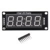 0.56in LED Display Module 4 Digit 7 Segment Digital Tube Clock Module with Pin Header 5V