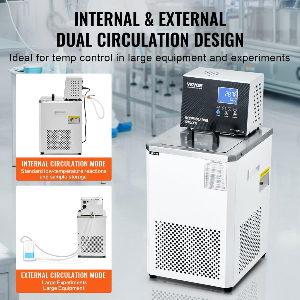Laboratory Chiller Circulator 6L Lab Recirculating Chiller -4°F-212°F