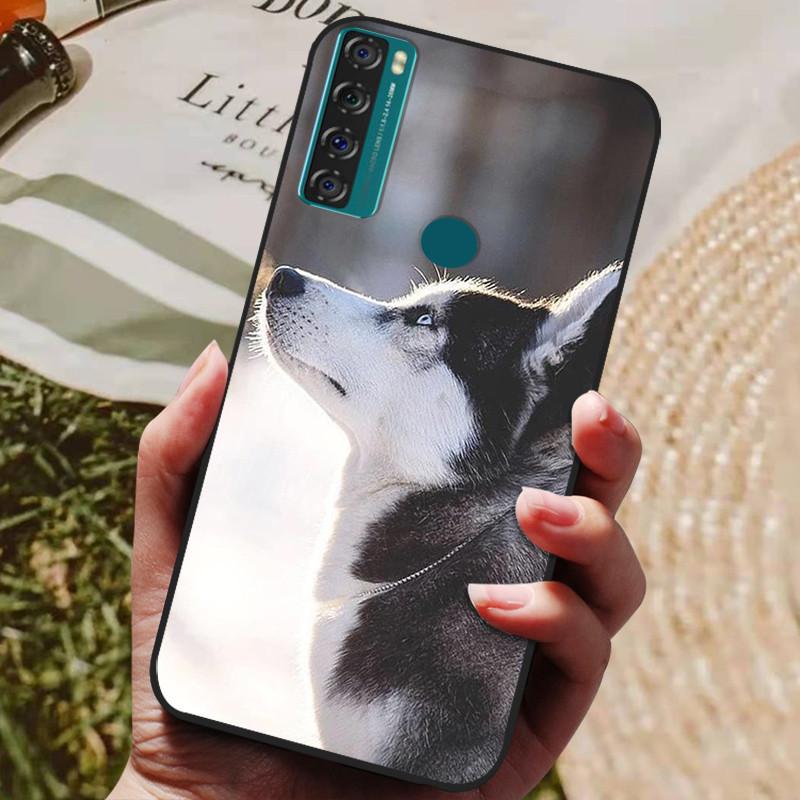 For TCL 20 SE Case Soft Silicone Phone Back Cover For TCL 20 SE TCL20SE TCL20 20SE Cases Coque for TCL 20SE Fundas bumper Shell