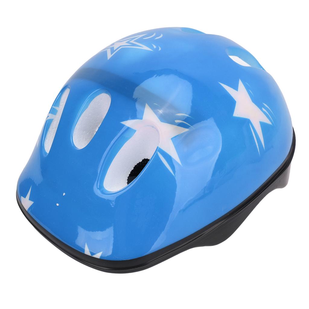 Skateboard Cycling Helmet for Kids Lightweight Adjustable Ventilation Bicycle Helmet for Children Blue