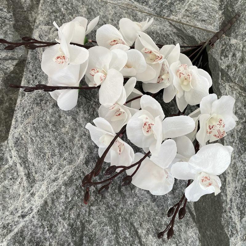 Bouquet Simulated Orchid For Wedding Decoration Home Living Room Arrangement