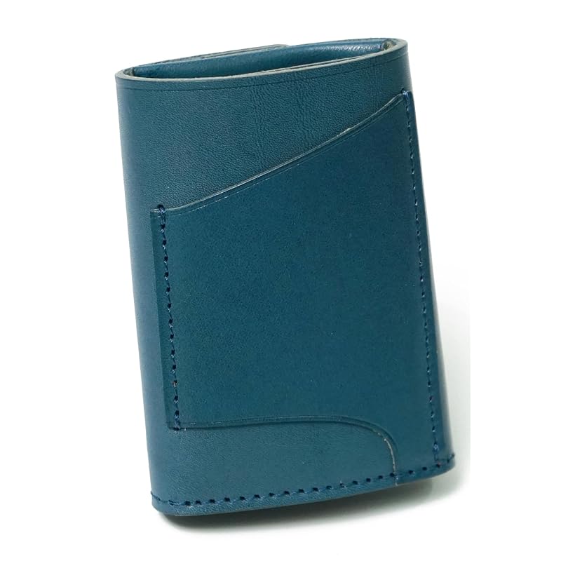 Hanaasagi Tochigi Leather Trifold Wallet Men's Ladies Trifold Wallet Folding Wallet Short Wallet Mini Wallet Compact Genuine Leather Leather Thin