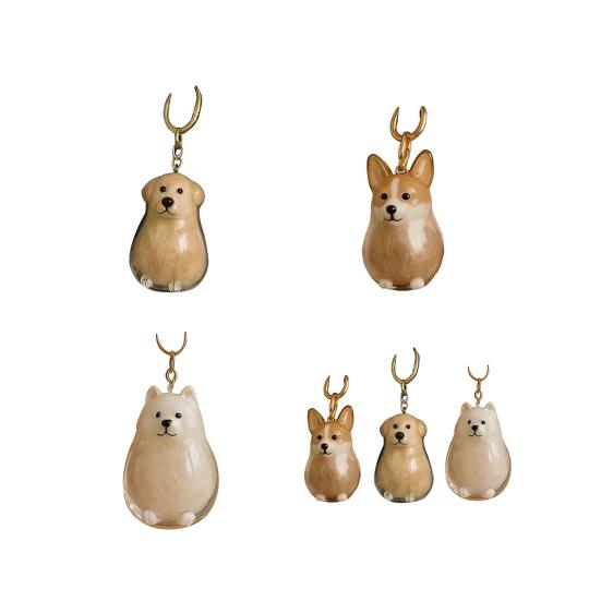 1/3Pcs Dog Bag Hair Collector Keychain Waterproof Keychain