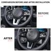 Для Mercedes Benz W167 W205 W213 W247 W463 GLB X247 GLC X253 CLS C257 GLB Панель рулевого колеса Накладка Декоративная наклейка Аксессуары