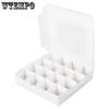 WTEMPO 15 шт 3,5*15*15 см 16 полостей прозрачное окно крафт-бумага подарочные коробки складные DIY ювелирные изделия небольшие подарочные упаковочные коробки