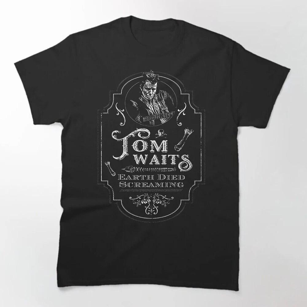 Tom Waits Vintage T shirt Short Sleeve Men S5XL TShirt
