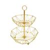 Metal Fruit Basket Wire Snack Bread Vegetable Storage Bowls Kitchen Eggs Dessert Holder Cake Stand Nordic Organizer Minimalist