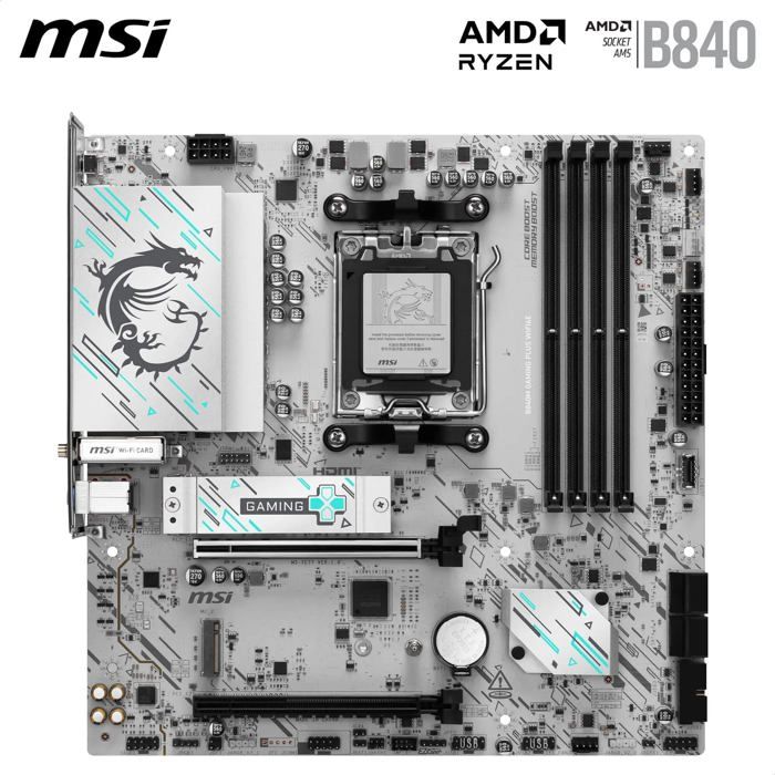 MSI B840M GAMING PLUS WIFI6E
