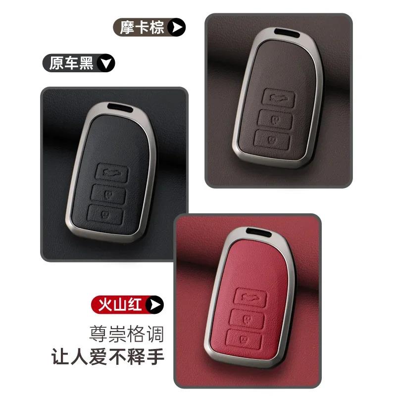 Car Key Case for Toyota Key Cover For CHR RAV4 Auris Avensis Prius Aygo Camry Corolla Land Cruiser 200 Prado Crown Car Key Fob