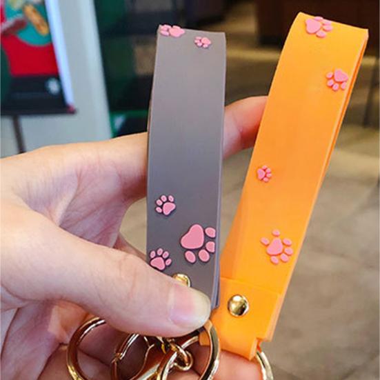 Премиум-мягкие мультяшные кошки, уникальное украшение, прочный брелок для ключей, пара