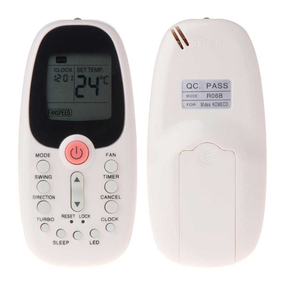 Conditioner Air Conditioning Remote Control Replacement For Midea Komeco Tornado Comfee With Led R06/BGCE R06/BGE