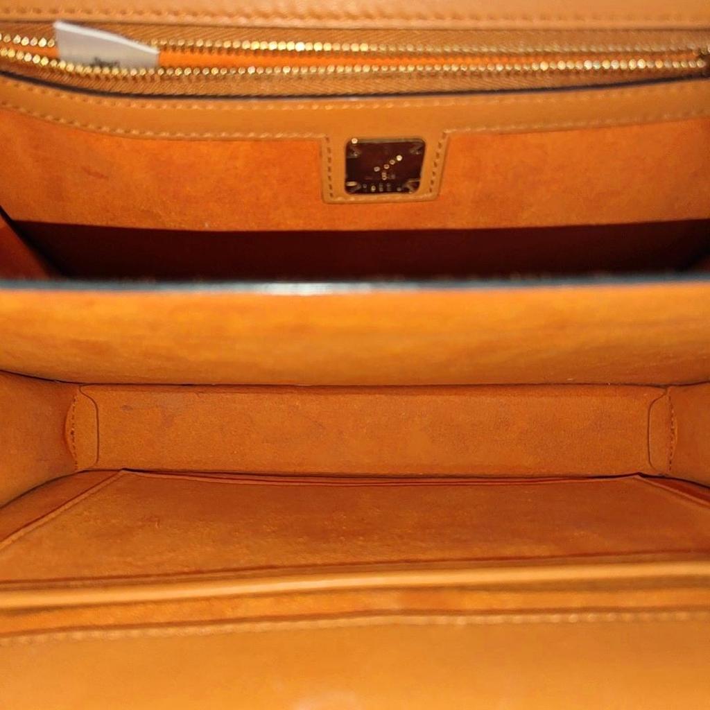 [Pre-Owned] Patricia Visetos Monogram Leather Accordion Tote Crossbody Shoulder Bag - Good #ABKHRG