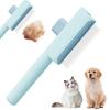With Release Button Pet Hair Removal Comb De-Shedding Cat Hair Comb for Short and Long Hair Cats
