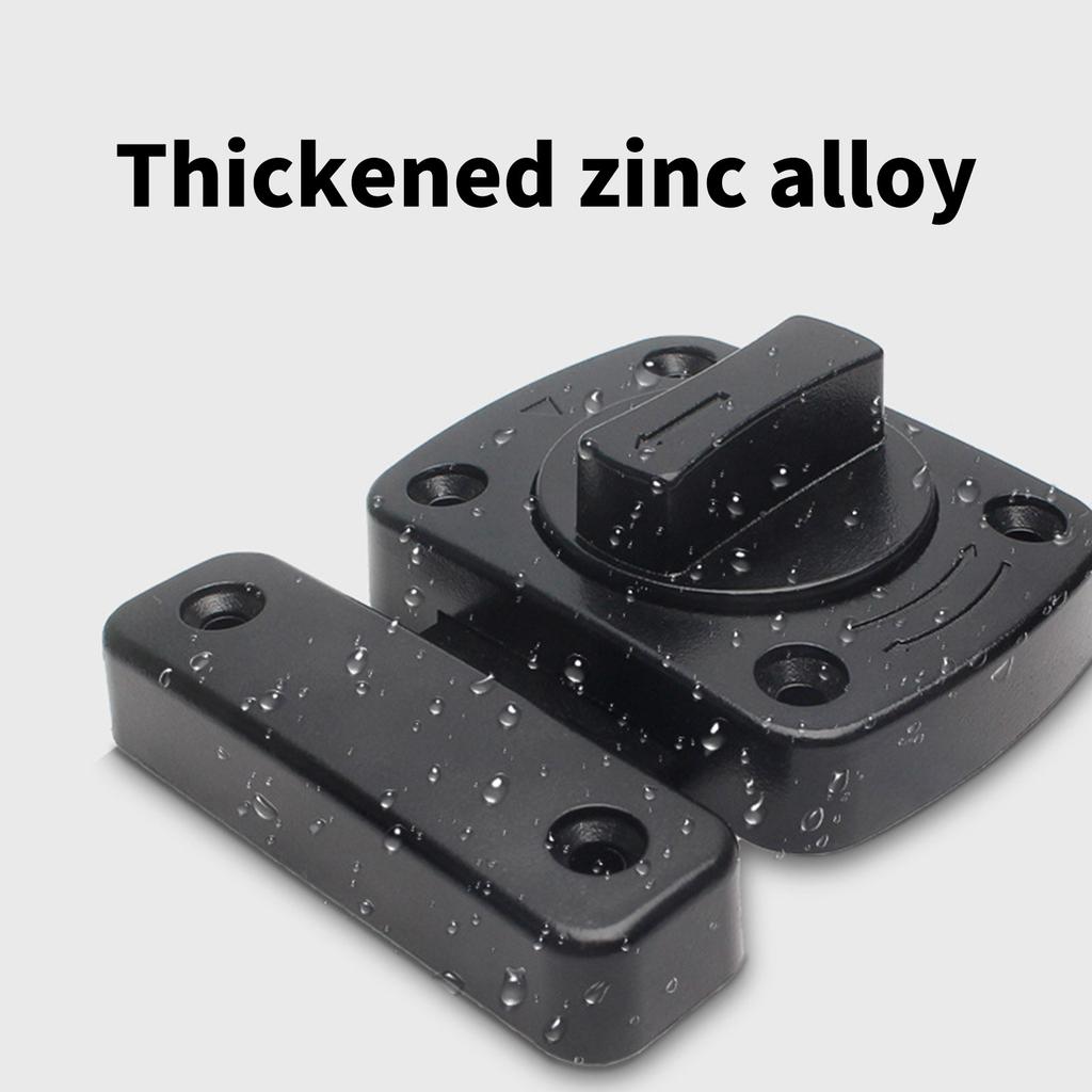 Металлические поворотные задвижки Многоцелевые поворотные задвижки для повышения безопасности двери Подходят для домашних животных и домашнего использования