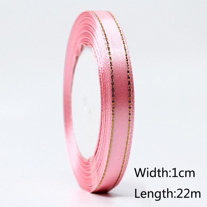 Товары для скрапбукинга DIY украшения вечеринки 1 рулон горячая распродажа золотая лента высокого качества свадебная ручная работа подарочная упаковка 1 см * 22 м популярные аксессуары