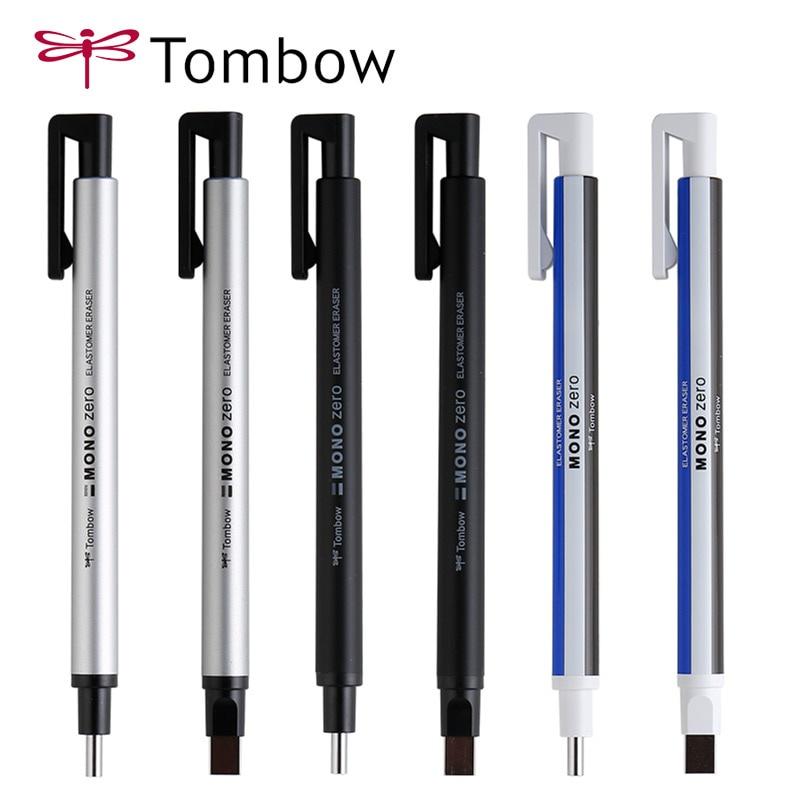 Tombow Mono Zero Механический ластик-ручка Сменные стержни Нажимного действия Для скетчинга Рисования Коррекции Детские ластики Художественные принадлежности