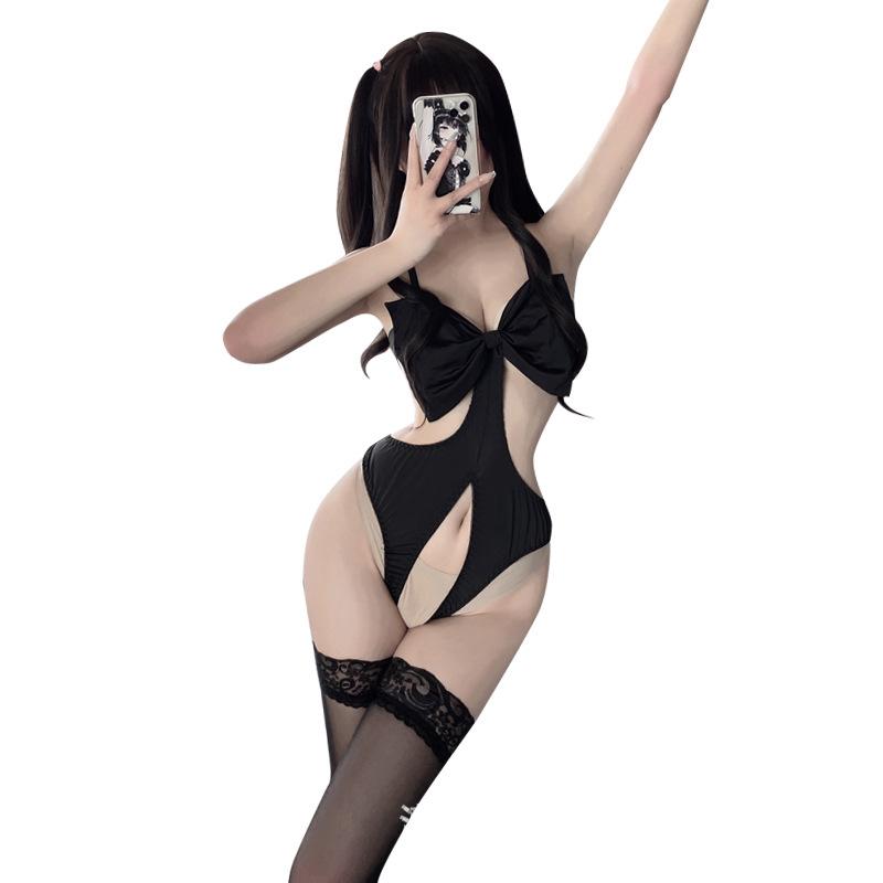 Sex underwear sexy open gear no-take-off onesie Want to campus dead library water uniform set