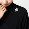 Brooch White Pearl Christmas Tree VBMV3653 MP [Vendome Boutique]