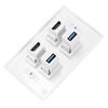 2 HDMI Female to Female Buck 2USB Buckle настенная панель для дома и отеля