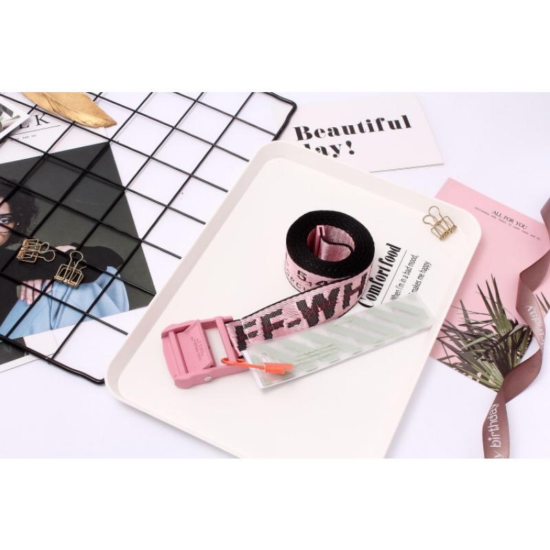 Новый холщовый ремень в индустриальном стиле OFF-white, тот же модный ремень