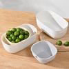 Drainable Double-Layer Fruit Drain Basket Thickened Dried Fruit Box Snack Storage Box  Kitchen