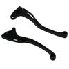 2pcs 8MM Motorcycle Handle Left+Right Brake Lever w/Clutch Black Aluminum Alloy