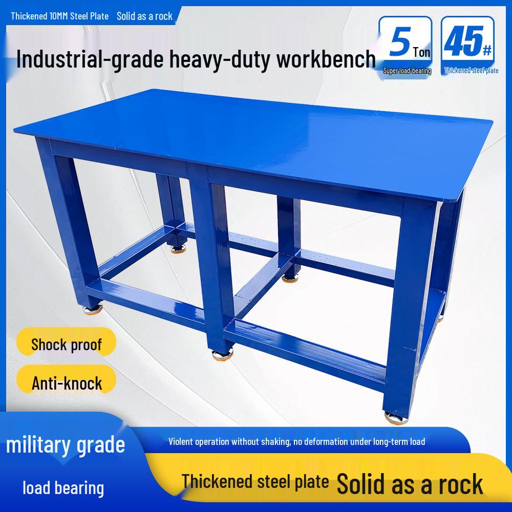 Heavy-Duty Steel Workbench Vise for Workshop and Repair Tasks