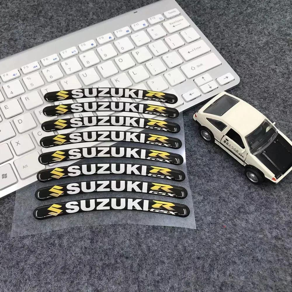 GMRT3 Car Wheel Stickers 13-19 Inch Universal for Suzuki Motorcycle Tire Modification Waterproof Drip Glue Decorative Stickers
