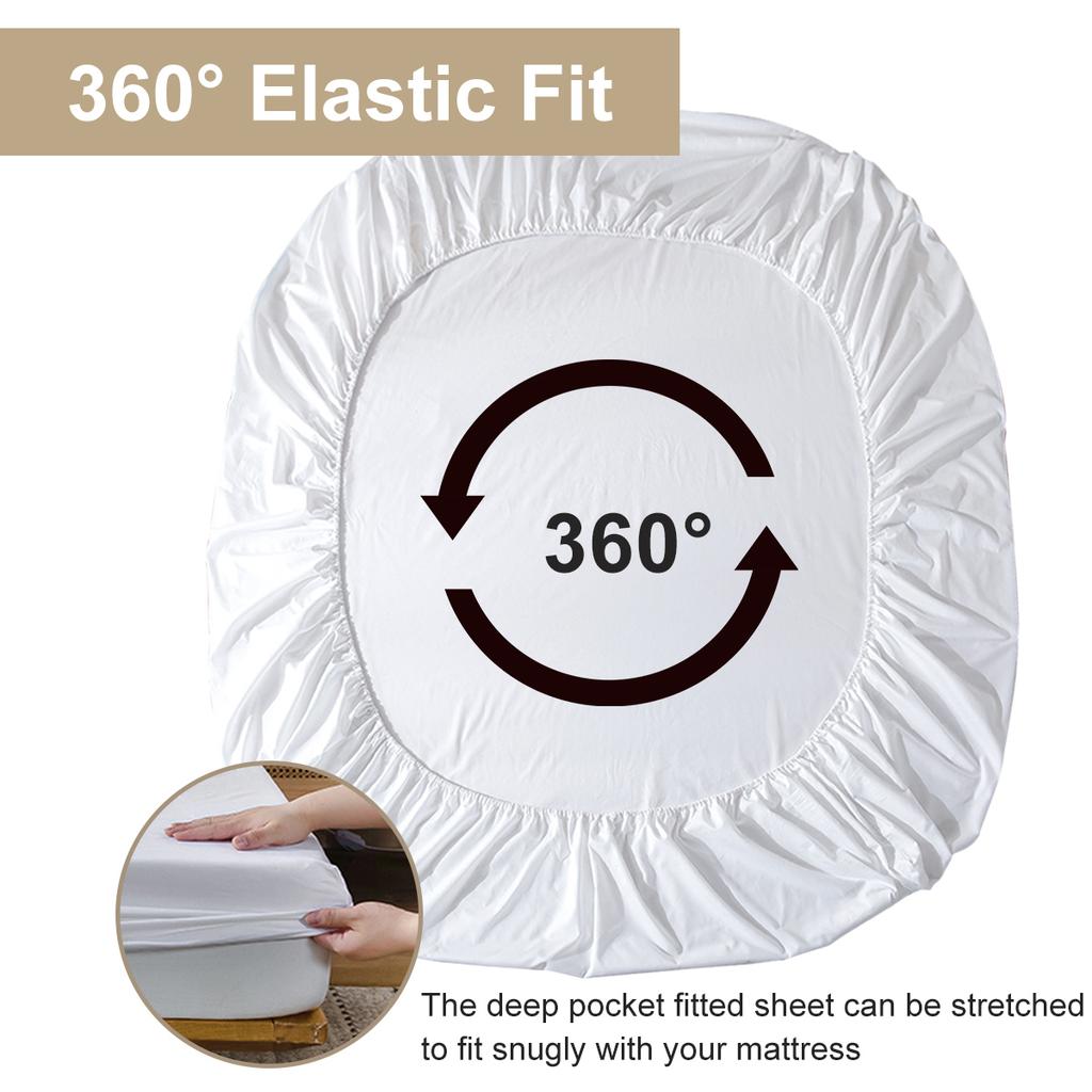 4-Piece Bed Sheet Set For Sea Turtles, Including 1 Flat Sheet, 1 Extra-Large Flat Sheet, 2 Pillowcases (Blue Tone, Seaside View)