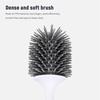 Ecoco Toilet Brush and Holder Set Toilet Bowl Brush Bathroom Hollow Drainage Holder Toilet Soft Cleaner Brush Kit with