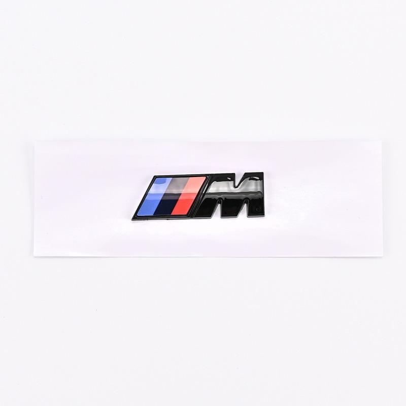 BBKW7 3D ABS Car Styling Rear Trunk Badge Emblem Logo Sticker Decoration Accessory For BMW M M1 M2 M3 M4 M5 M6 X7M X2M X4M X3M X5M X6M
